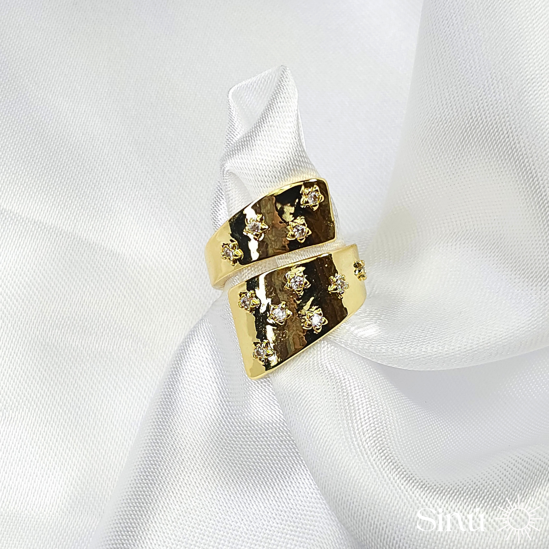 ANILLO ESTRELLAS BRILLANTES (AN017)