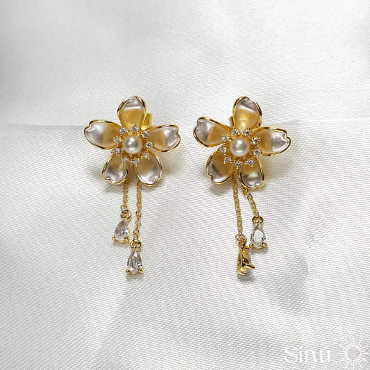 TOPOS FLORES CON CADENA (AR048)