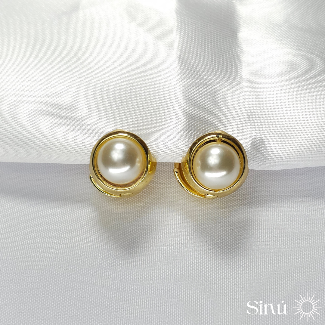 ARETES BROCHE PERLA (AR039)